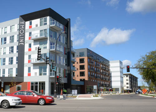 A Livable Communities grant for transit-oriented development helped create inviting walkways from the future light rail stop in Hopkins into downtown.