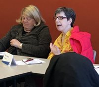 Patty Thorsen speaking.