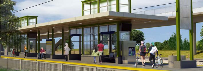Beltline Boulevard Station rendering