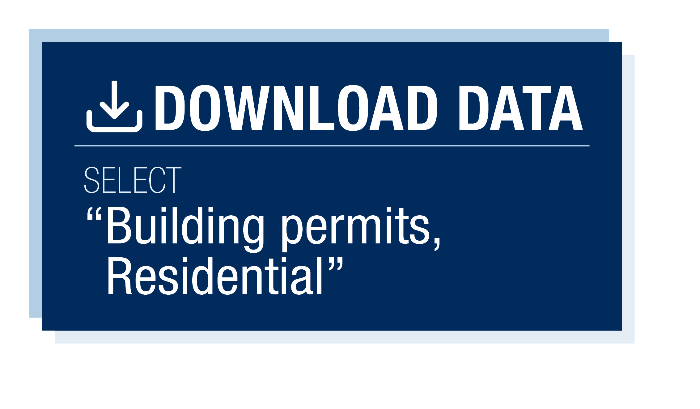 Access residential building permit datasets in Download Data