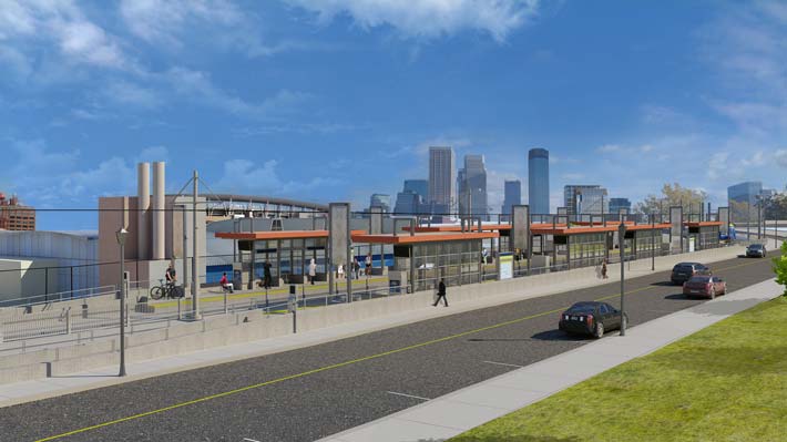 Station design rendering