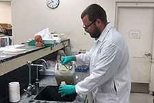 A scientist in a lab